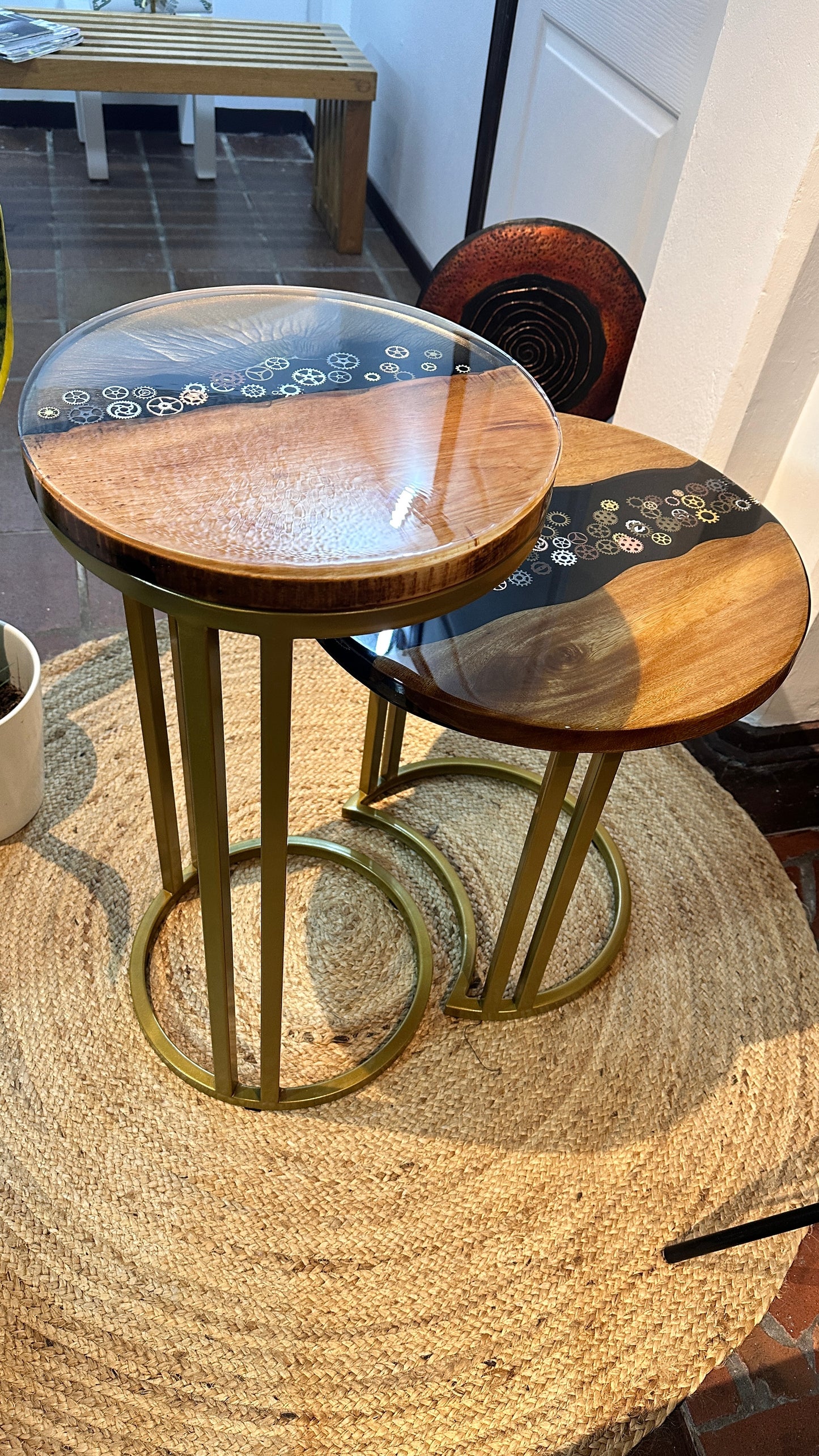 Mesa de Diseño Doble Engranajes