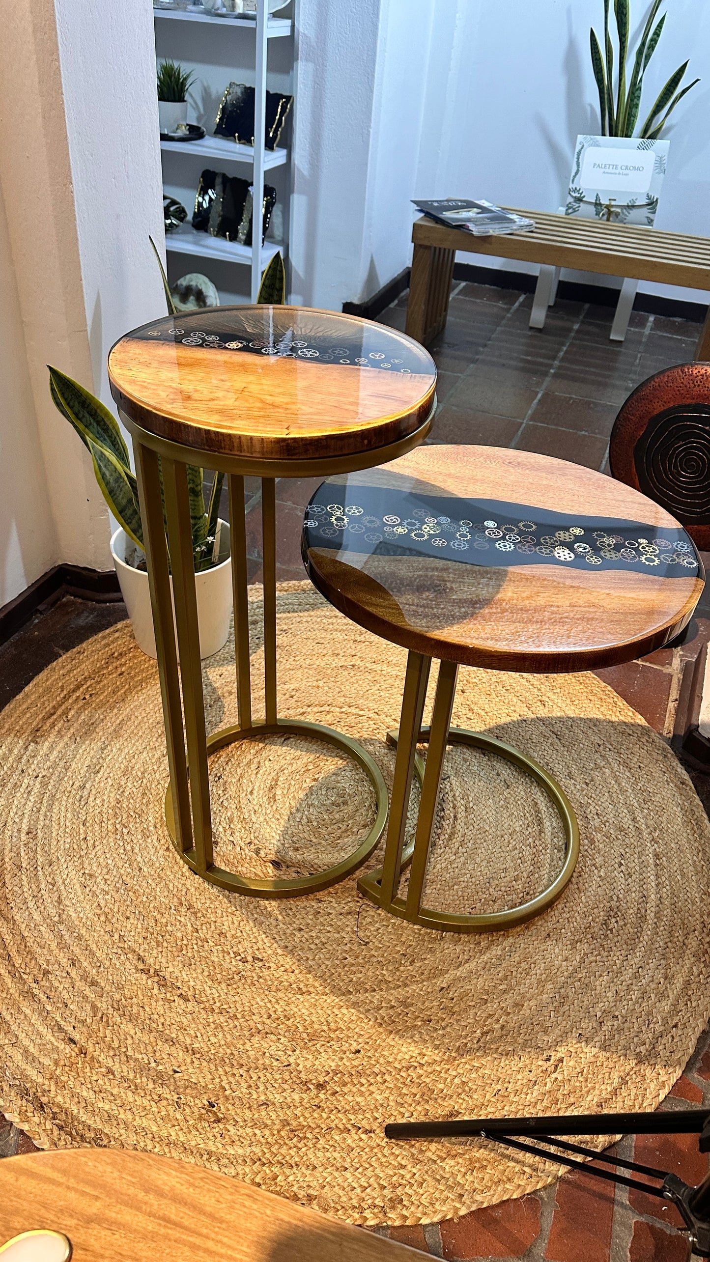 Mesa de Diseño Doble Engranajes