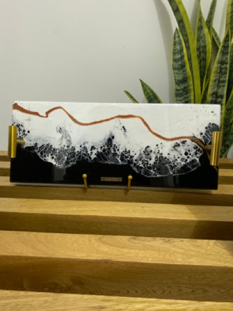 BANDEJA DECO WOOD (Black Ocean)