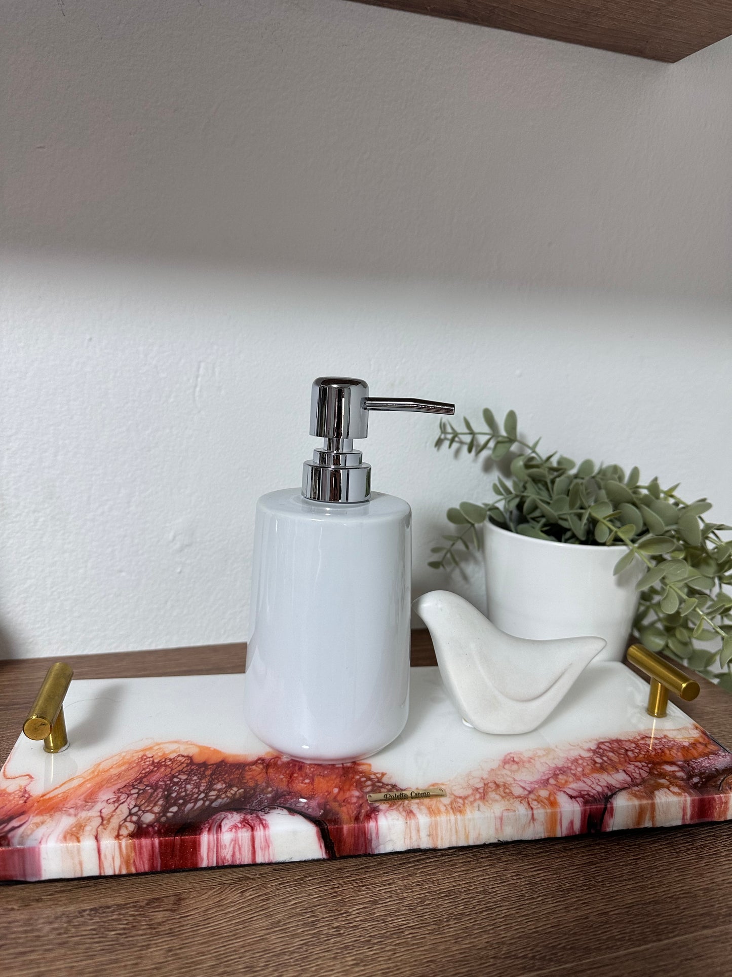 BANDEJA DECO WOOD (Copper Gold)