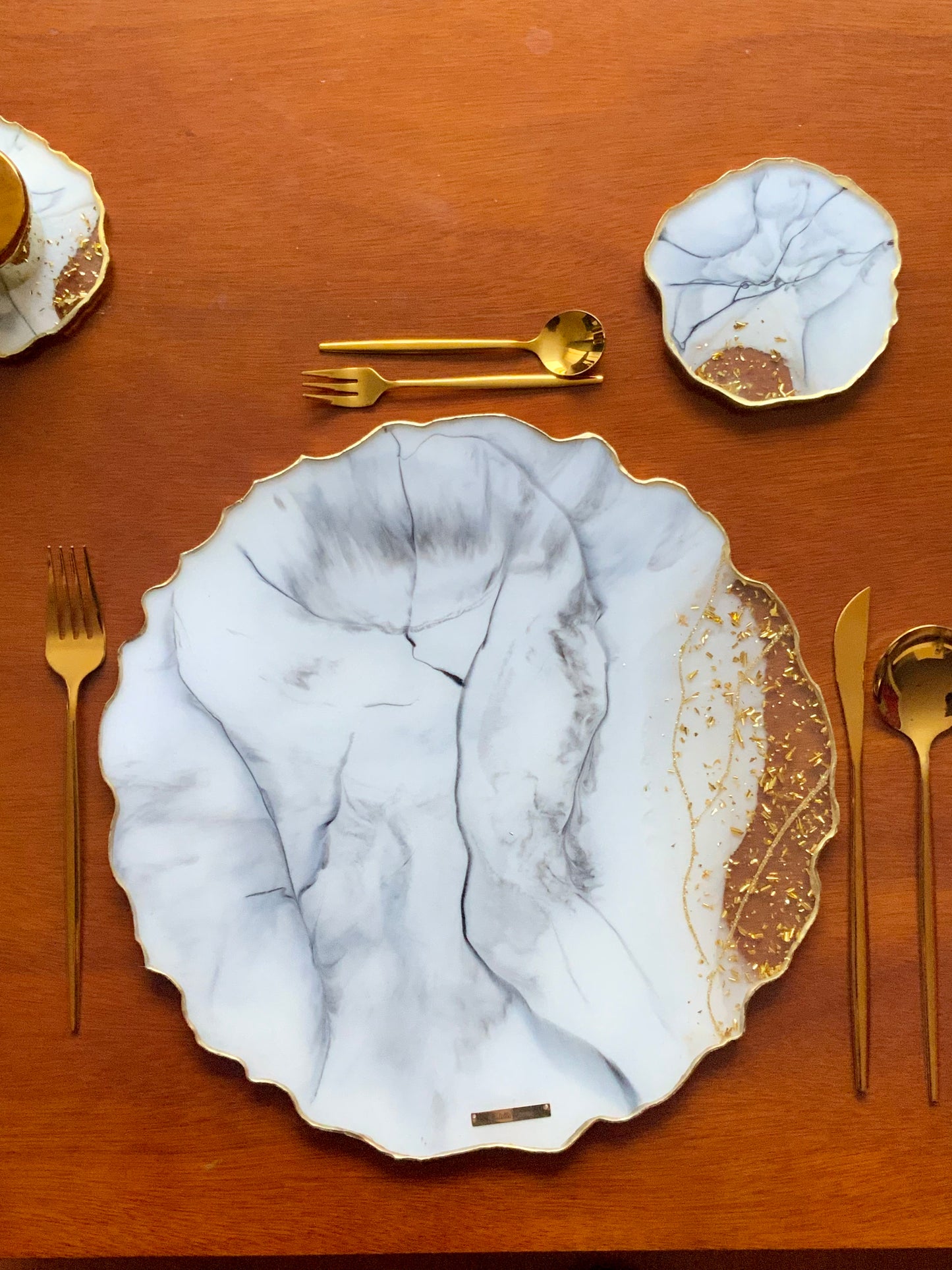 Set de Mesa Marble Deluxe