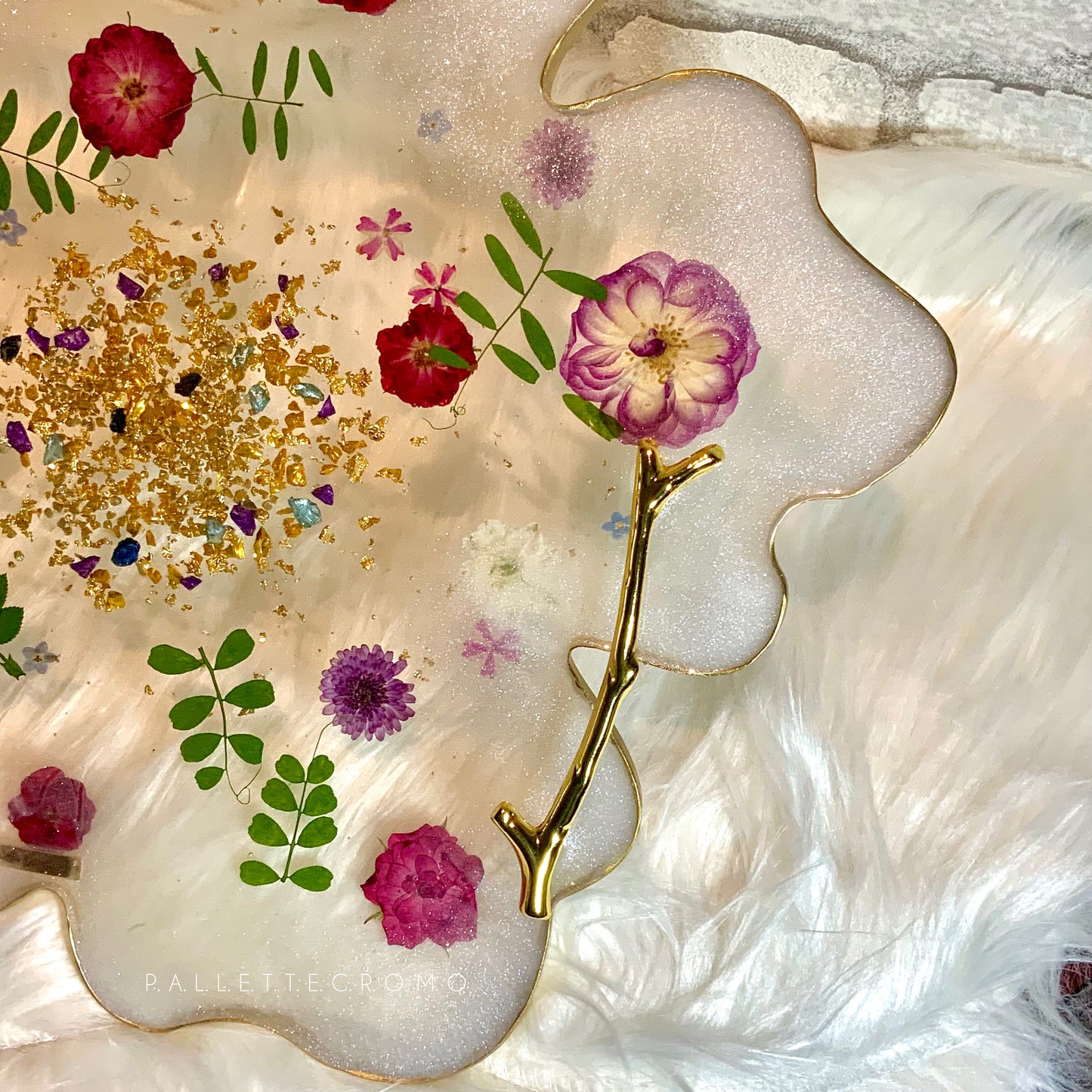 Bandeja Flower Natural