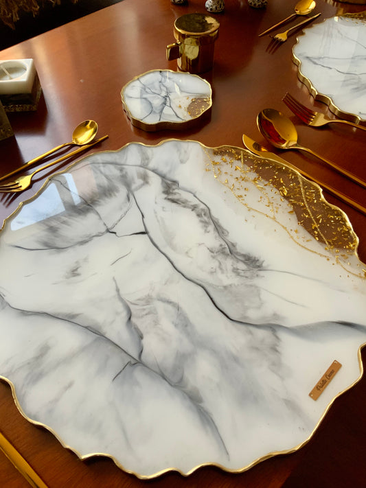 Set de Mesa Marble Deluxe