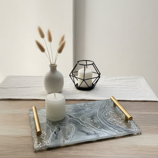 Bandeja Decorativas Mini Marble