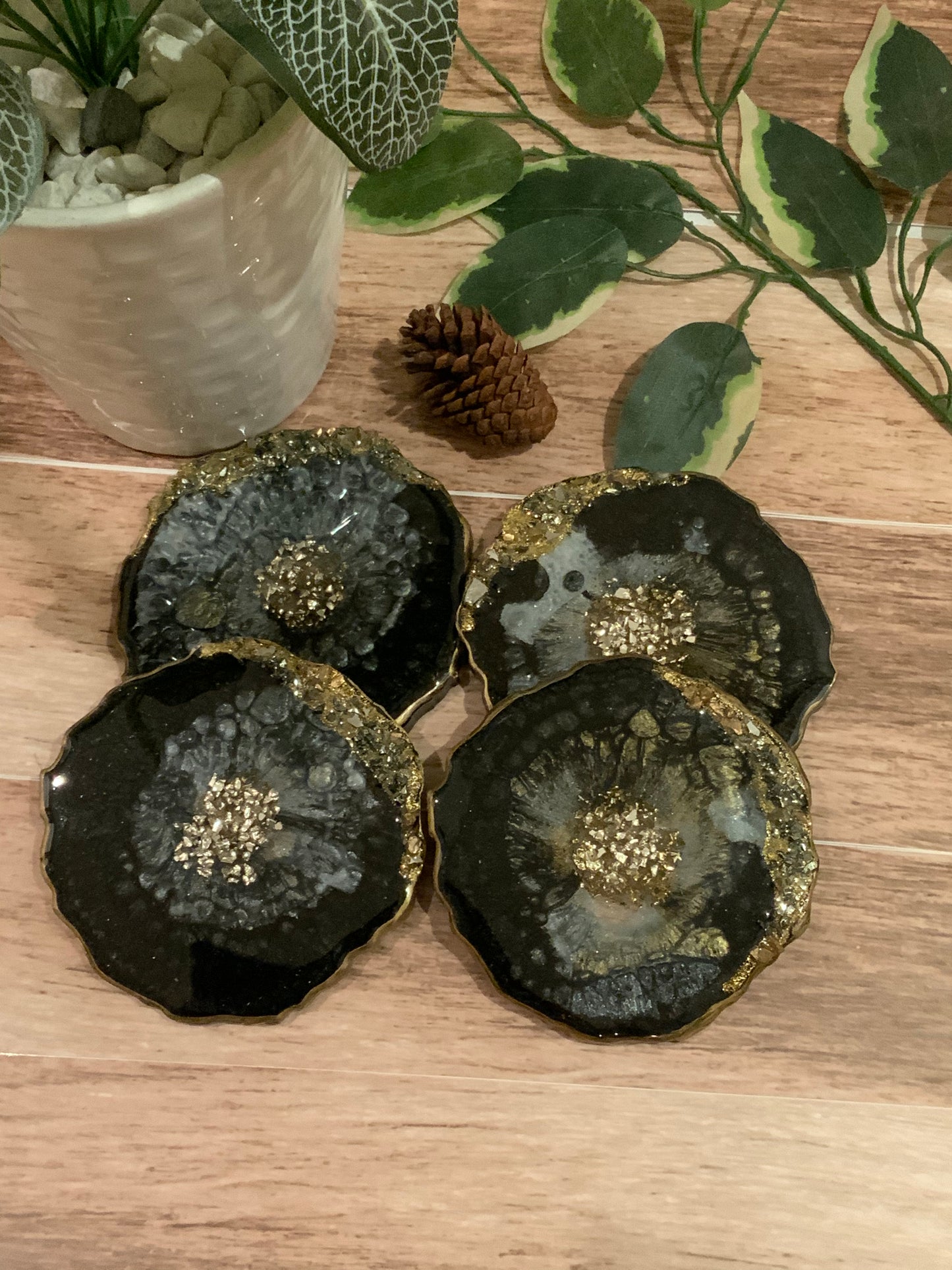 Portavasos Coral Cristal 🖤