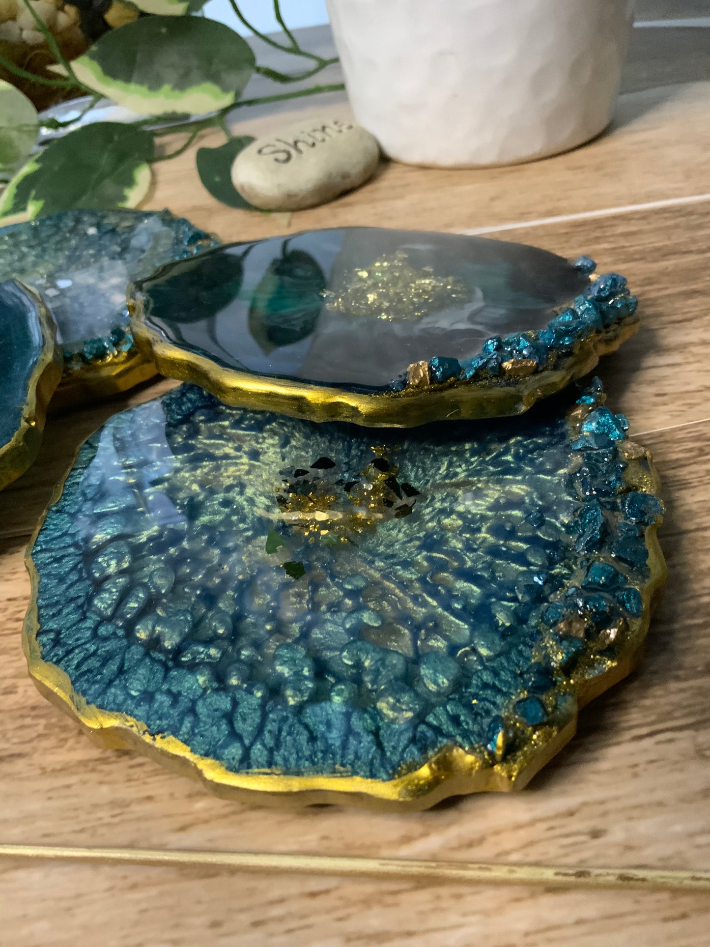 Portavasos Coral Cristal 🖤
