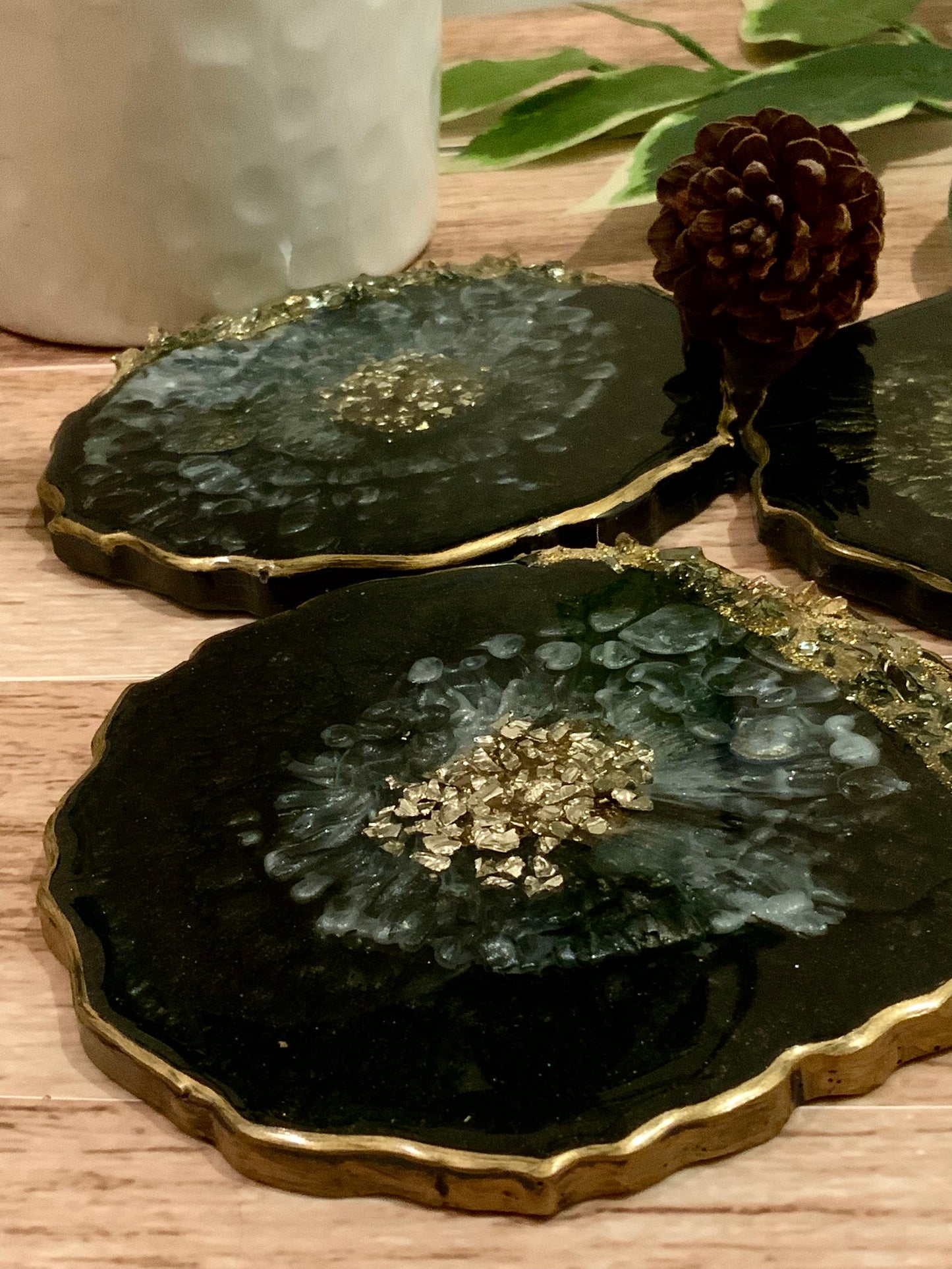 Portavasos Coral Cristal 🖤