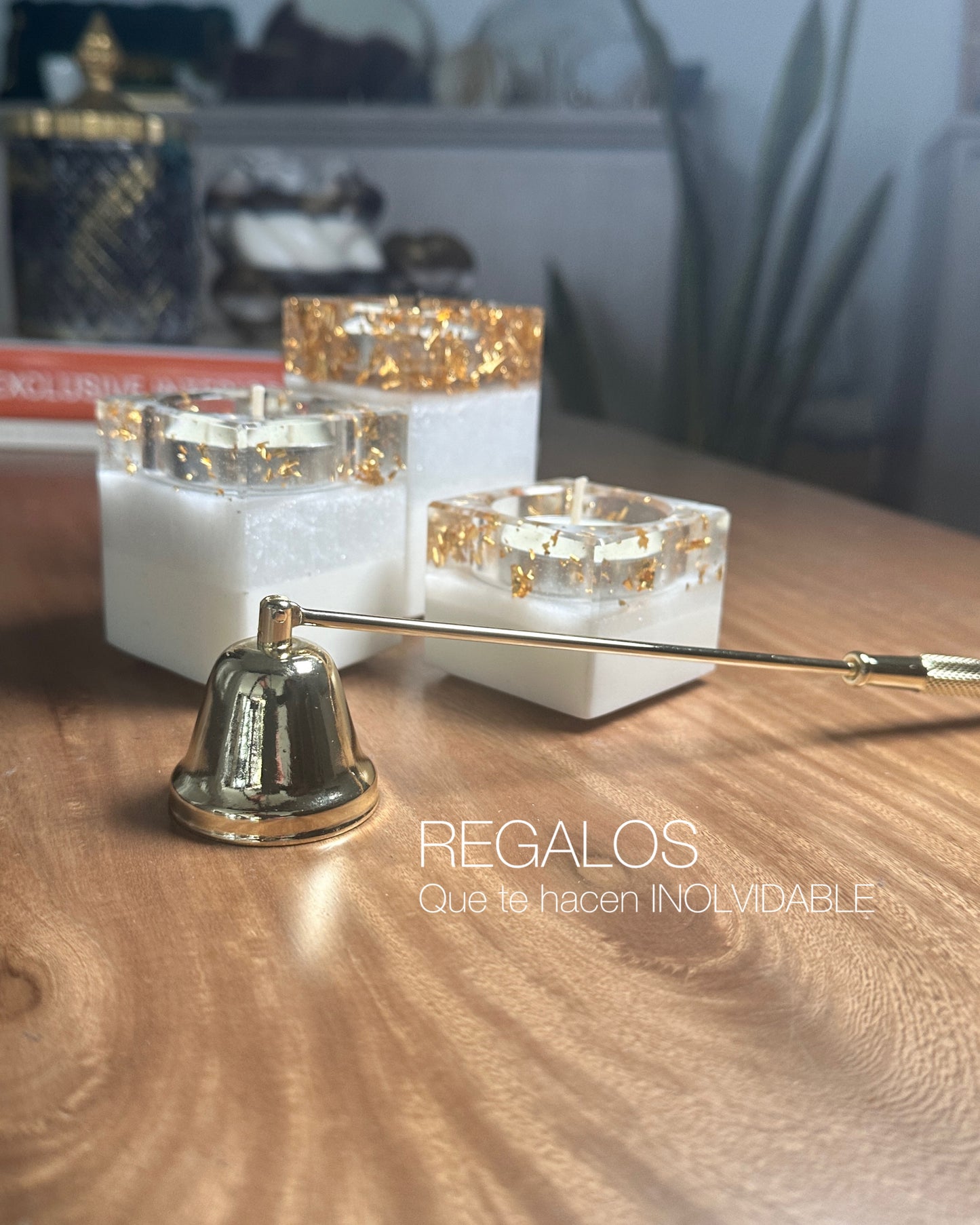 Candelabros Luxury White