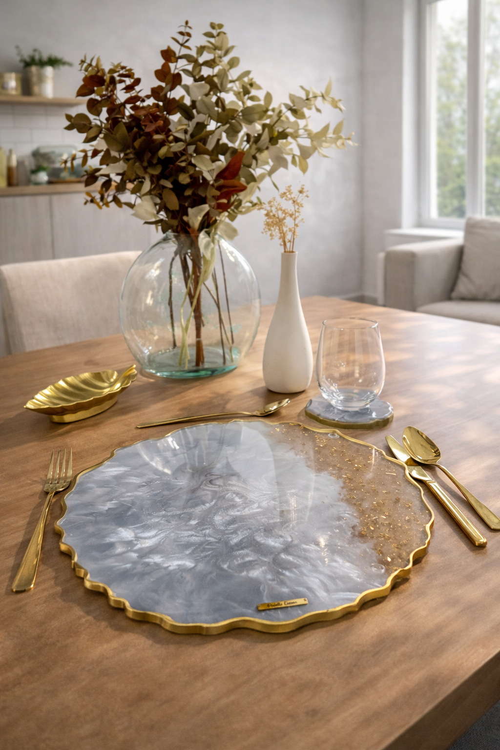Set de Mesa Nacar Grey