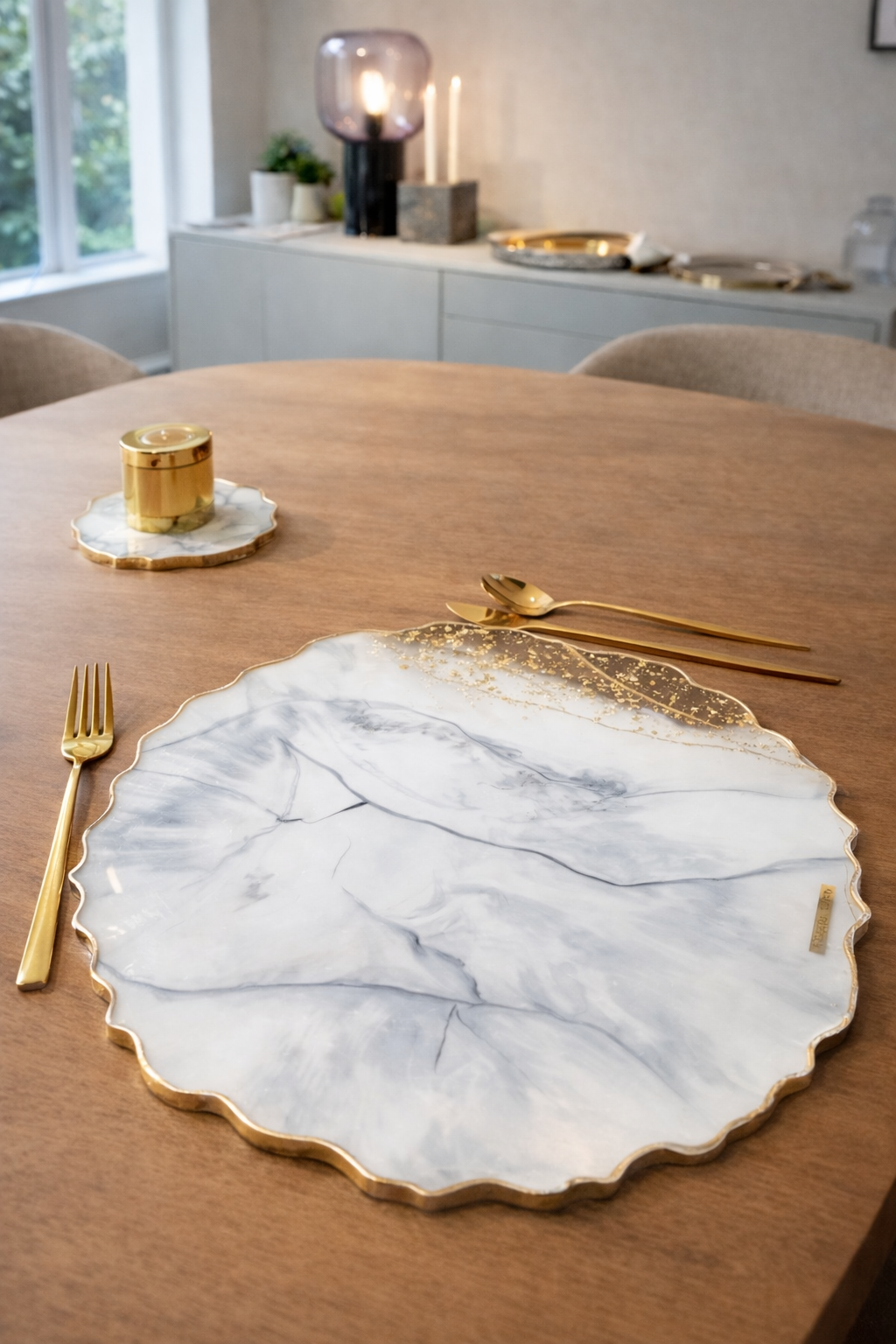 Set de Mesa Marble Deluxe