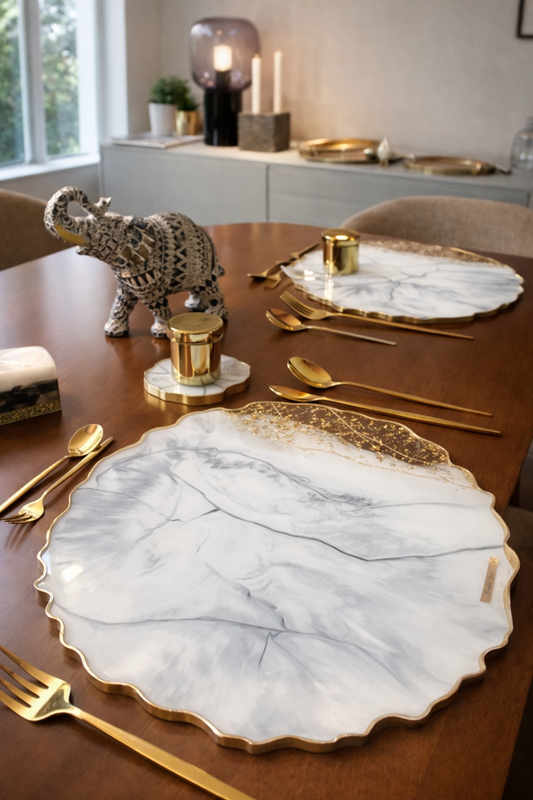 Set de Mesa Marble Deluxe